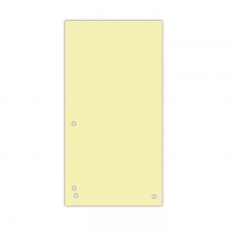 Індекс-розділювач 10, 5х23см (100шт.), картон, жовтий Donau 8620100-11PL