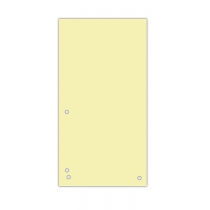 Індекс-розділювач 10, 5х23см (100шт.), картон, жовтий Donau 8620100-11PL