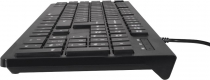Клавиатура Hama KC-200 105key, USB-A, EN/UKR, черный 89182681