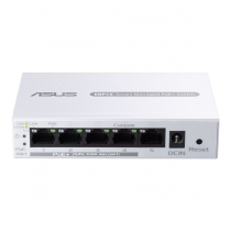Комутатор ASUS ExpertWiFi EBP15 5xGE (4xPoE), 60Вт, Керований L2+ 90IG08D0-MO3B00