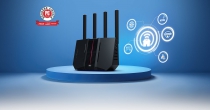 Маршрутизатор ASUS RT-BE92U BE9700 3x2.5GE LAN, 1x2.5GE WAN/LAN, 1x10GE WAN/LAN, 1xUSB3.2, MESH 90IG0950-MO9A0V