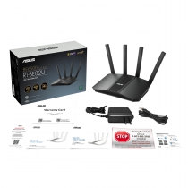 Маршрутизатор ASUS RT-BE82U BE6500 4x2.5GE LAN, 1x2.5GE WAN. 1xUSB3.2, MESH 90IG0990-MO9B00