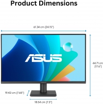 Монітор Asus 27&quot; VA279HG D-Sub, HDMI, Audio, IPS, 120Hz, 1ms, sRGB 99%, AdaptiveSync 90LM04J1-B02371