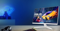 Монітор Asus 27" VY279HF-W HDMI, Audio, IPS, 100Hz, 1ms, AdaptiveSync, білий 90LM06D2-B02170