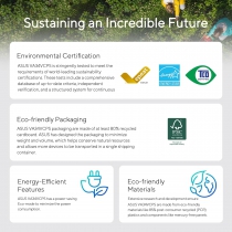 Монітор Asus 34" VA34VCPSR HDMI, DP, USB-C, 3xUSB, RJ-45, MM, VA, 3440x1440, 21:9, 100Hz, 4ms, CURVED, AdaptiveSync, HAS 90LM08JJ-B02170