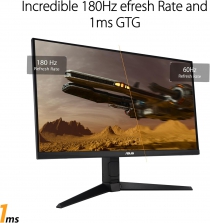 Монітор Asus 27&quot; TUF Gaming VG279QL3A 2xHDMI, DP, MM, IPS, 180Hz, 1ms, sRGB 125%, AdaptiveSync, Pivot, HDR400 90LM09H0-B01170
