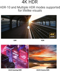 Монітор Asus 27&quot; VY27UQ 2xHDMI, DP, MM, IPS, 3840x2160, sRGB 99%, AdaptiveSync, HDR10 90LM09U3-B01170