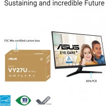 Монітор Asus 27&quot; VY27UQ 2xHDMI, DP, MM, IPS, 3840x2160, sRGB 99%, AdaptiveSync, HDR10 90LM09U3-B01170