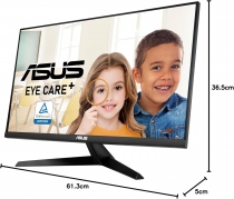 Монітор Asus 27&quot; VY27UQ 2xHDMI, DP, MM, IPS, 3840x2160, sRGB 99%, AdaptiveSync, HDR10 90LM09U3-B01170