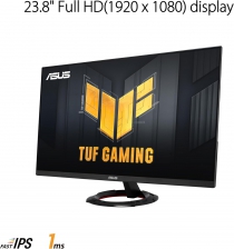 Монітор Asus 23.8&quot; TUF Gaming VG249Q3R 2xHDMI, DP, MM, IPS, 180Hz, 1ms, sRGB 100%, AdaptiveSync 90LM0AE1-B01E70