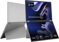 Монитор портативный Asus 2x14" ZenScreen DUO MQ149CD mHDMI, 2xUSB-C, OLED, 1920x1200, 16:10, DCI-P3 100%, HDR400, Cover 90LM0AKV-B01N70