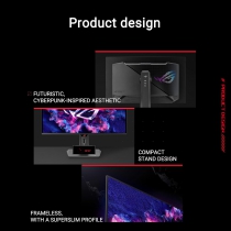 Монітор Asus 26.5&quot; ROG Strix XG27ACDNG 2xHDMI, DP, USB-C, 3xUSB, OLED, 2560x1440, 360Hz, 0.03ms, DCI-P3 99%, AdaptiveSync, Pivot, HDR400 90LM0AN0-B01970