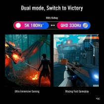 Монитор Asus 27" ROG Strix 5K XG27JCG 2xHDMI, DP, USB-C, 3xUSB, IPS, 5120x2880, 180Hz, 0.03ms, DCI-P3 97%, FreeSync, Pivot, HDR600 90LM0CE0-B01371