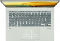 Ноутбук ASUS Zenbook 14 UX3402ZA-KM407W 14" 2.8K OLED, Intel i7-1260P, 16GB, F1TB, UMA, Win11, Морська хвиля 90NB0WC2-M00VS0
