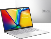 Ноутбук ASUS Vivobook Go 15 E1504FA-BQ1105 15.6&quot; FHD IPS, AMD R3-7320U, 16GB, F512GB, UMA, NoOS, Серебристый 90NB0ZR1-M01YF0