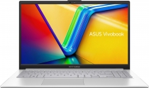 Ноутбук ASUS Vivobook GO E1504GA-BQ115 15.6" FHD IPS, Intel i3-N305, 8GB, F512GB, UMA, NoOS, Серебристый 90NB0ZT1-M004E0