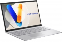 Ноутбук ASUS Vivobook 17 X1704ZA-AU376 15.6" FHD IPS, Intel i7-1255U, 16GB, F1TB, UMA, NoOS, Серебристый 90NB10F1-M00F00