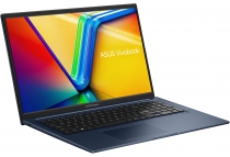 Ноутбук ASUS Vivobook 17 X1704ZA-AU375 15.6" FHD IPS, Intel i7-1255U, 16GB, F1TB, UMA, noOS, Голубой 90NB10F2-M00EZ0