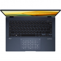 Ноутбук ASUS Zenbook 14 UX3402VA-KP782 14" WQXGA IPS, Intel i7-13700H, 16GB, F512GB, UMA, NoOS, Блакитний 90NB10G1-M017H0