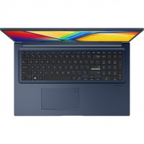 Ноутбук ASUS Vivobook 17 X1704VA-AU662 17.3" FHD IPS, Intel U300, 16GB, F512GB, UMA, NoOS, Блакитний 90NB10V2-M00SL0