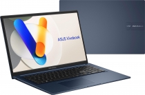 Ноутбук ASUS Vivobook 17 X1704VA-AU476 17.3" FHD IPS, Intel i7-1355U, 16GB, F512GB, UMA, NoOS, Блакитний 90NB10V2-M00W90