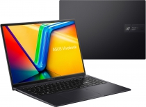 Ноутбук ASUS Vivobook 16X M3604YA-L2284 16" 4K OLED, AMD R5-7430U, 16GB, F512GB, UMA, noOS, Черный 90NB11A1-M00CL0