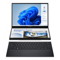 Ноутбук ASUS Zenbook Duo UX8406MA-PZ044W 14" 3K OLED, Intel Ultra 7 155H, 16GB, F1TB, UMA, Win11, Серый 90NB12U1-M001L0