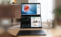 Ноутбук ASUS Zenbook Duo UX8406MA-PZ044W 14" 3K OLED, Intel Ultra 7 155H, 16GB, F1TB, UMA, Win11, Серый 90NB12U1-M001L0