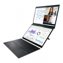 Ноутбук ASUS Zenbook Duo UX8406MA-PZ044W 14" 3K OLED, Intel Ultra 7 155H, 16GB, F1TB, UMA, Win11, Серый 90NB12U1-M001L0
