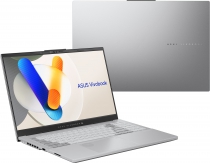 Ноутбук ASUS Vivobook Pro 15 N6506MV-MA022 15.6" 3K OLED, Intel Ultra 7 155H, 16GB, F1TB, NVD4060-8, NoOS, Серебристый 90NB12Y2-M000Z0