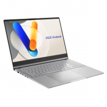 Ноутбук ASUS Vivobook S 15 M5506UA-MA043 15.6" 2.8K OLED, AMD R9-8945HS, 32GB, F1TB, UMA, NoOS, Серебристый 90NB1473-M001R0