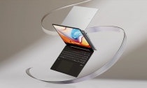 Ноутбук ASUS Vivobook S 15 M5506UA-MA055 15.6" 3K OLED, AMD R7-8845HS, 32GB, F1TB, UMA, noOS, Черный 90NB1473-M002E0