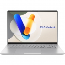 Ноутбук ASUS Vivobook S 16 M5606UA-MX025 16" 3.2K OLED, AMD R9-8945HS, 32GB, F1TB, UMA, NoOS, Серебристый 90NB1483-M00110
