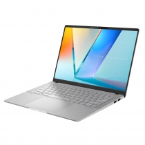 Ноутбук ASUS Vivobook S 14 M5406NA-QD080 14&quot; WUXGA OLED, AMD R5-7535HS, 16GB, F512GB, UMA, NoOS, Серебристый 90NB1491-M005V0