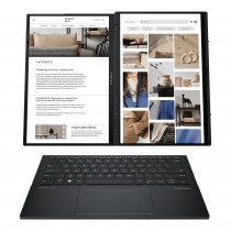 Ноутбук ASUS Zenbook Duo UX8406CA-PZ042X 14" 3K OLED, Intel Ultra 9 285H, 32GB, F2TB, UMA, Win11P, Серый 90NB14X1-M001F0