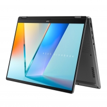 Ноутбук ASUS Vivobook Flip 14 TP3407SA-QL011W 14&quot; WUXGA OLED, Intel Ultra 5 226V, 16GB, F512GB, UMA, Win11, Серый 90NB14Y1-M000E0
