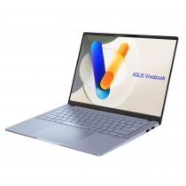 Ноутбук ASUS Vivobook S 14 S5406SA-QD004W 14" WUXGA OLED, Intel Ultra 5 226V, 16GB, F512GB, UMA, Win11, Голубой 90NB15R2-M00180