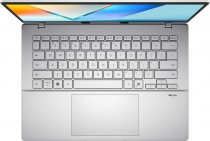 Ноутбук ASUS Vivobook S 14 S3407VA-LY015 14&quot; WUXGA IPS, Intel i5-13420H, 16GB, F512GB, UMA, NoOS, Серебристый 90NB1681-M000K0