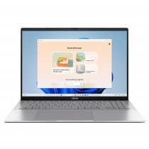 Ноутбук ASUS Vivobook S 16 S3607CA-RP008 16&quot; WUXGA IPS, Intel Ultra 7 255H, 16GB, F1TB, UMA, NoOS, Серебристый 90NB16I1-M00090