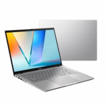 Ноутбук ASUS Vivobook S 14 S3407CA-LY023 14" WUXGA IPS, Intel Ultra 5 225H, 16GB, F512GB, UMA, NoOS, Серебристый 90NB16J1-M008L0