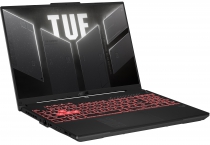 Ноутбук ASUS TUF A16 FA607NU-RL098 16" FHD IPS, AMD R5-7535HS, 16GB, F512GB, NVD4050-6, NoOS, Серый 90NR0MU3-M005N0