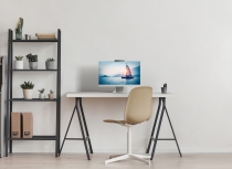 Комп&#39;ютер персональний моноблок ASUS M3402WFAK-WPC0090 23.8" FHD AG, AMD R5-7520U, 16GB, F512GB, UMA, WiFi, кл+м, без ОС, білий 90PT03L1-M00S00