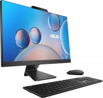 Комп&#39;ютер персональний моноблок ASUS M3402WFAK-BPC0150 23.8" FHD AG, AMD R3-7320U, 8GB, F512GB, UMA, WiFi, кл+м, без ОС, чорний 90PT03L2-M00S10