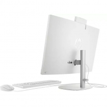 Комп&#39;ютер персональний моноблок HP 245-G10 23.8" FHD IPS AG, AMD R5-7520U, 16GB, F512GB, UMA, WiFi, кл+м, 3р, Win11P, білий 936K4EA