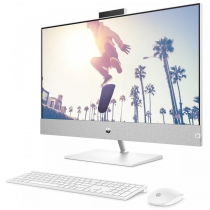 Комп'ютер персональний моноблок HP Pavilion 27" FHD IPS Touch, Intel i5-13400T, 16GB, F1TB, NVD3050-4, WiFi, кл+м, DOS, білий 95Z25EA