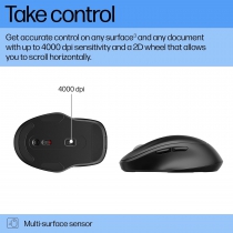 Миша HP 510 Ultra-Fast Rechargeable, WL, чорний 9C2F6AA