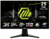 Монитор MSI 24.5" MAG 255XF 2xHDMI, DP, Audio, IPS, 300Hz, 0.5ms, sRGB 120%, FreeSync 9S6-3BC21M-061