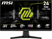 Монітор MSI 23.8" MAG 242F HDMI, DP, Audio, IPS, 200Hz, 0.5ms, sRGB 115%, FreeSync 9S6-3BC51T-001