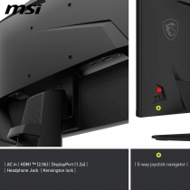 Монитор MSI 23.8" MAG 242F HDMI, DP, Audio, IPS, 200Hz, 0.5ms, sRGB 115%, FreeSync 9S6-3BC51T-001