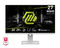 Монитор MSI 27" MAG 274QRFW 2xHDMI, DP, Audio, IPS, 2560x1440, 180Hz, 1ms, sRGB 123%, FreeSync, Pivot, HDR400, белый 9S6-3CC29H-246